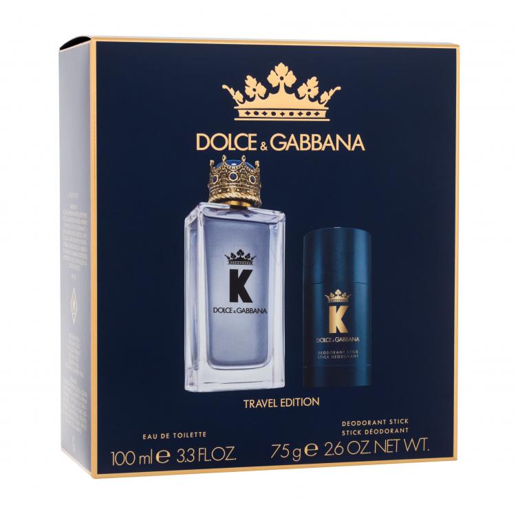 Dolce&amp;Gabbana K Travel Edition Σετ δώρου EDT 100 ml + deo stick 75 g