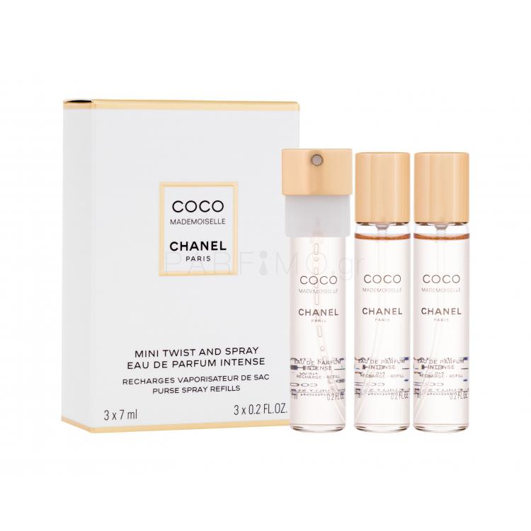 Chanel Coco Mademoiselle Intense Eau de Parfum για γυναίκες Συσκευασία &quot;γεμίσματος&quot; 3x7 ml