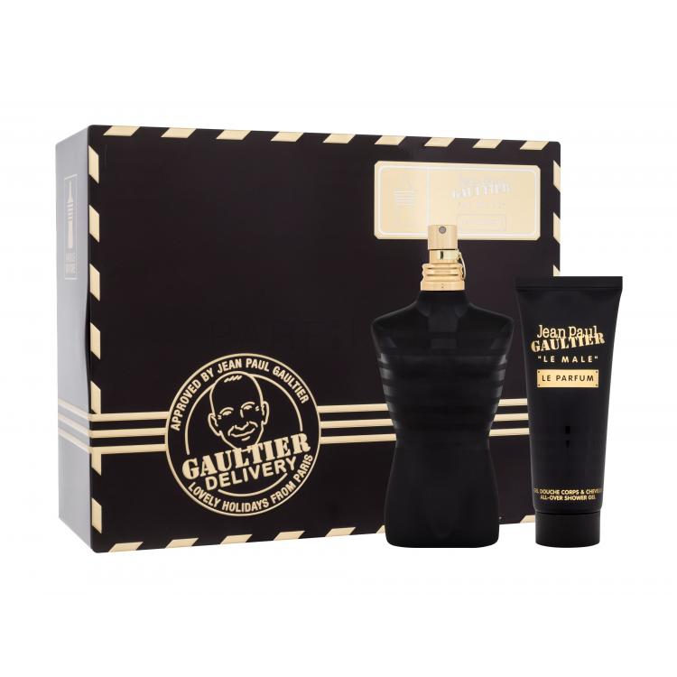 Jean Paul Gaultier Le Male Le Parfum Intense Σετ δώρου για άνδρες EDP 125 ml + αφρόλουτρο 75 ml