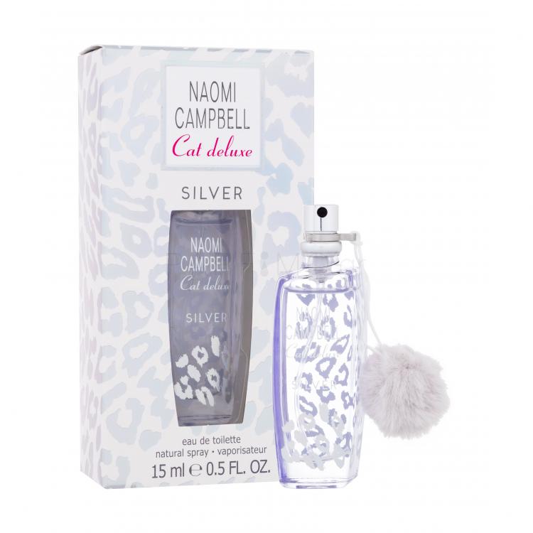 Naomi Campbell Cat Deluxe Silver Eau de Toilette για γυναίκες 15 ml