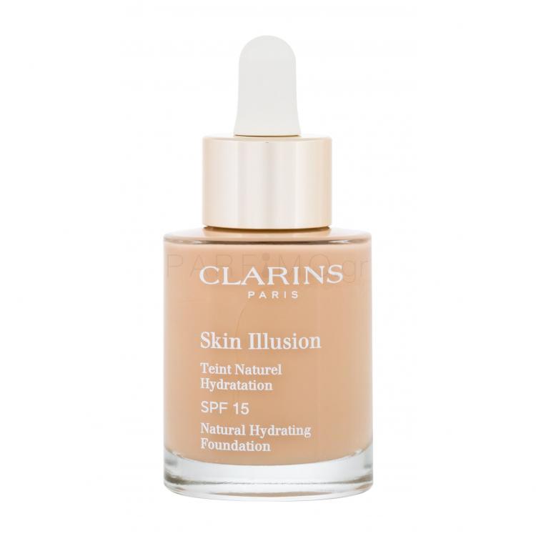 Clarins Skin Illusion Natural Hydrating SPF15 Make up για γυναίκες 30 ml Απόχρωση 110 Honey