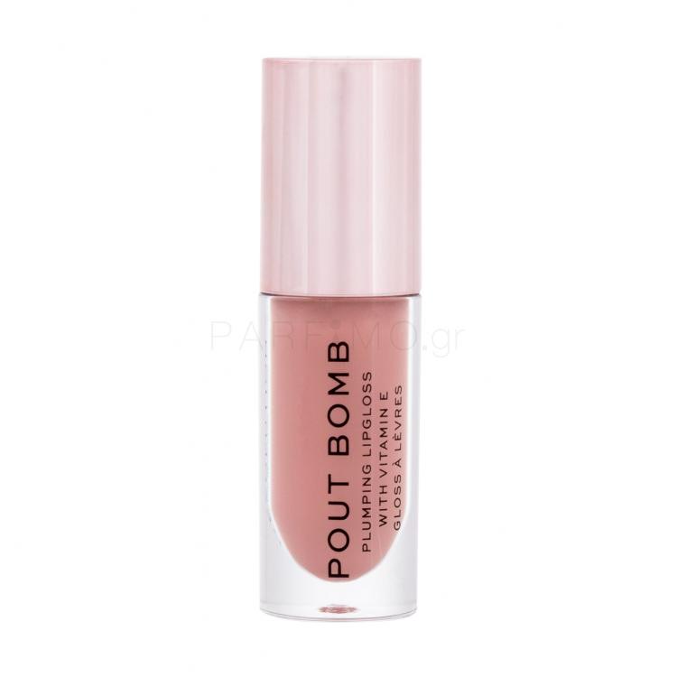 Makeup Revolution London Pout Bomb Lip Gloss για γυναίκες 4,6 ml Απόχρωση Doll