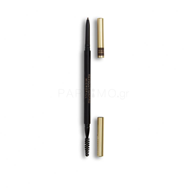 Revolution Pro Microfill Eyebrow Pencil Μολύβι για τα φρύδια για γυναίκες 0,1 gr Απόχρωση Medium Brown