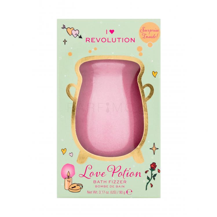 I Heart Revolution Love Spells Potion Bath Fizzer Bath Bomb για γυναίκες 90 gr