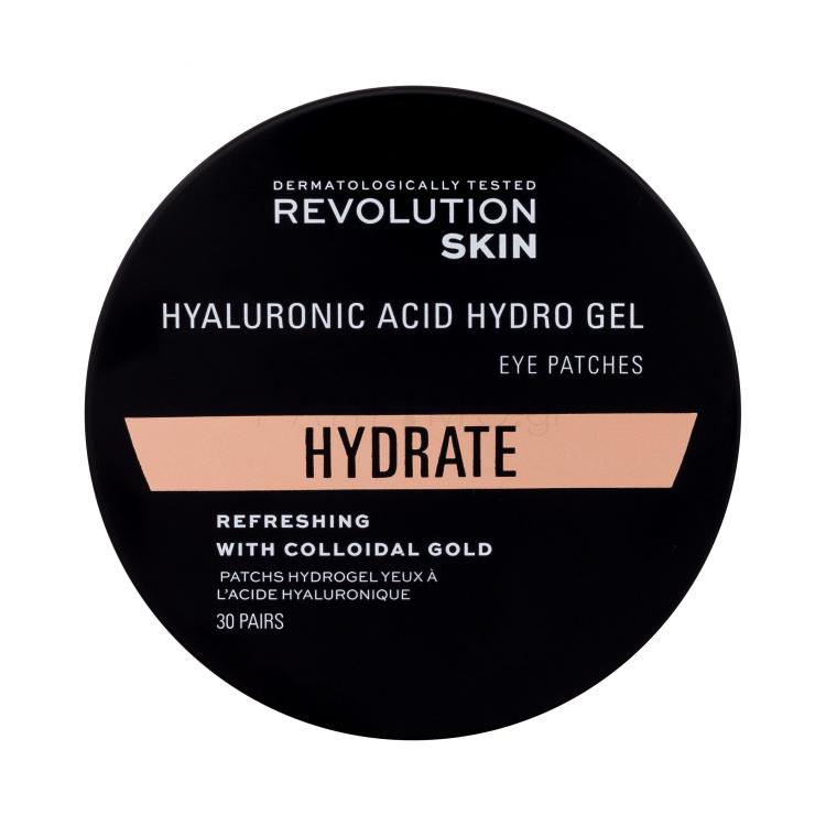 Revolution Skincare Hydrate Hyaluronic Acid Hydro Gel Eye Patches Μάσκα ματιών για γυναίκες Σετ