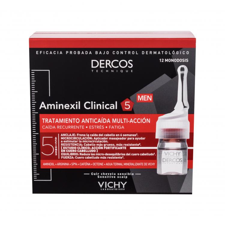 Vichy Dercos Aminexil Clinical 5 Προϊόν κατά της τριχόπτωσης για άνδρες 12x6 ml