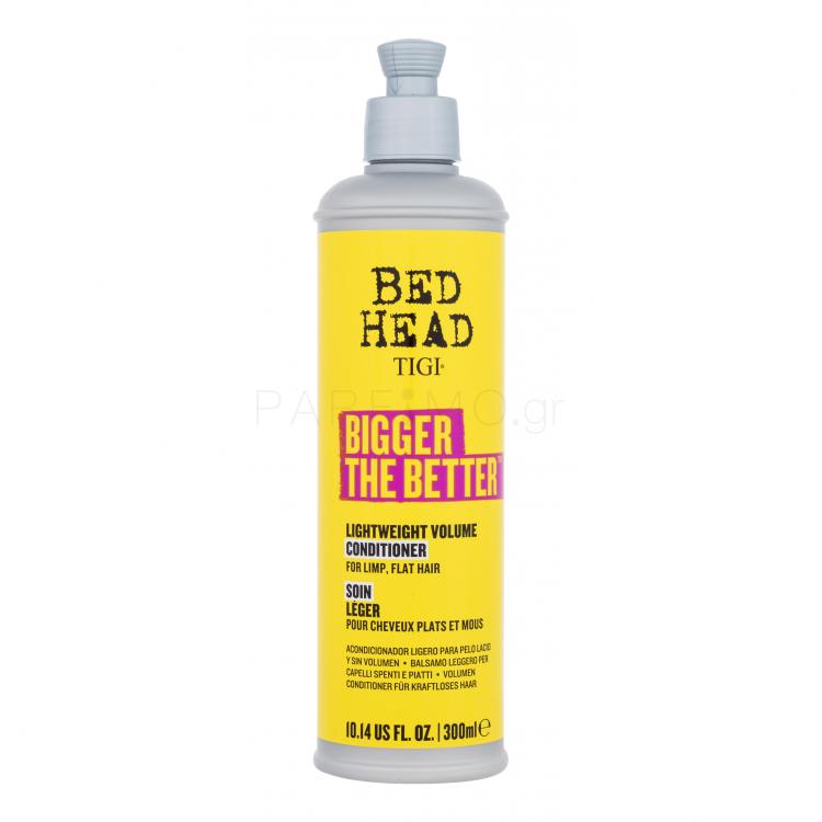 Tigi Bed Head Bigger The Better Μαλακτικό μαλλιών για γυναίκες 300 ml