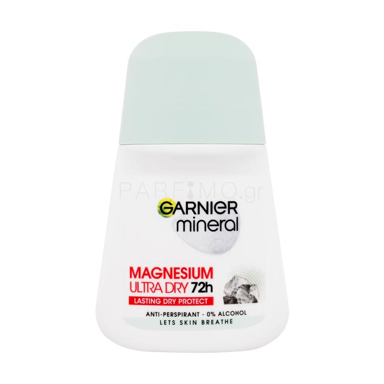 Garnier Mineral Magnesium Ultra Dry 72h Αντιιδρωτικό για γυναίκες 50 ml