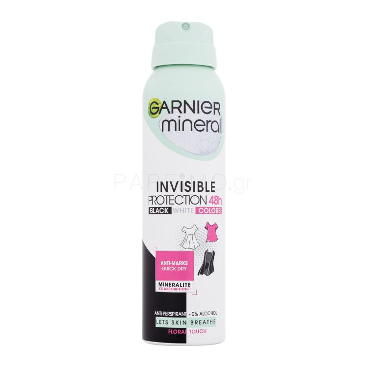 Garnier Mineral Invisible Protection Floral Touch 48h Αντιιδρωτικό για γυναίκες 150 ml