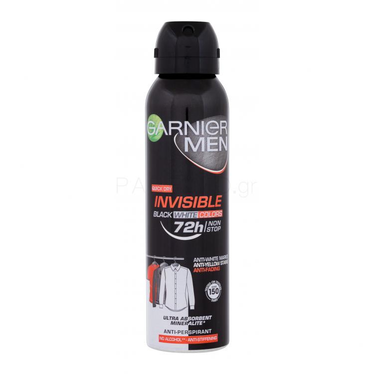 Garnier Men Invisible 72h Αντιιδρωτικό για άνδρες 150 ml