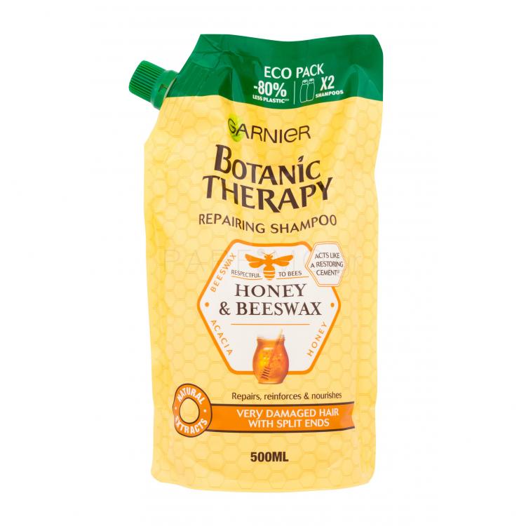 Garnier Botanic Therapy Honey &amp; Beeswax Σαμπουάν για γυναίκες Συσκευασία &quot;γεμίσματος&quot; 500 ml