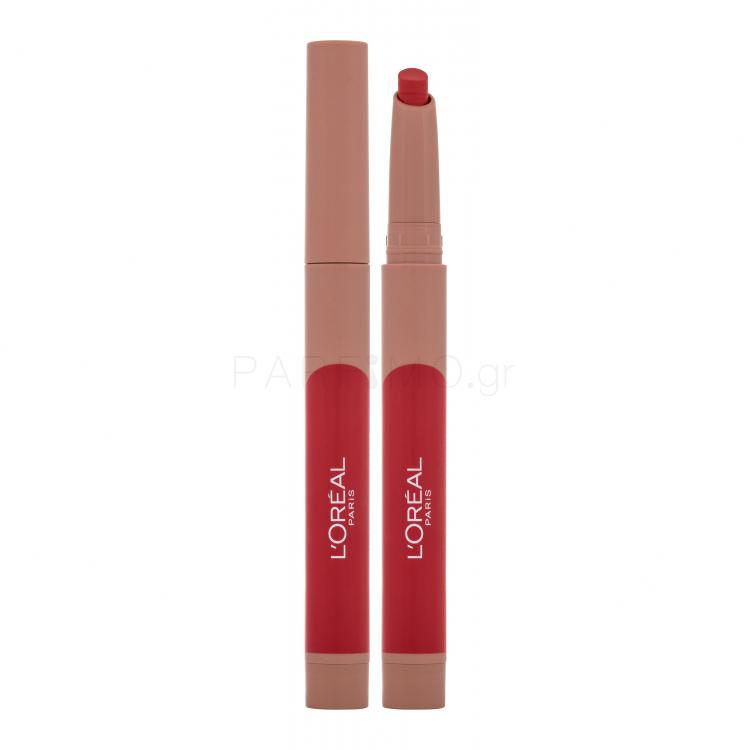 L&#039;Oréal Paris Infaillible Matte Lip Crayon Κραγιόν για γυναίκες 1,3 gr Απόχρωση 110 Caramel Rebel