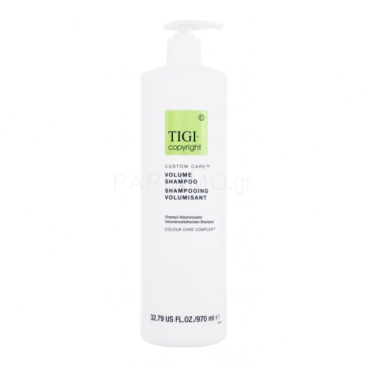 Tigi Copyright Custom Care Volume Shampoo Σαμπουάν για γυναίκες 970 ml