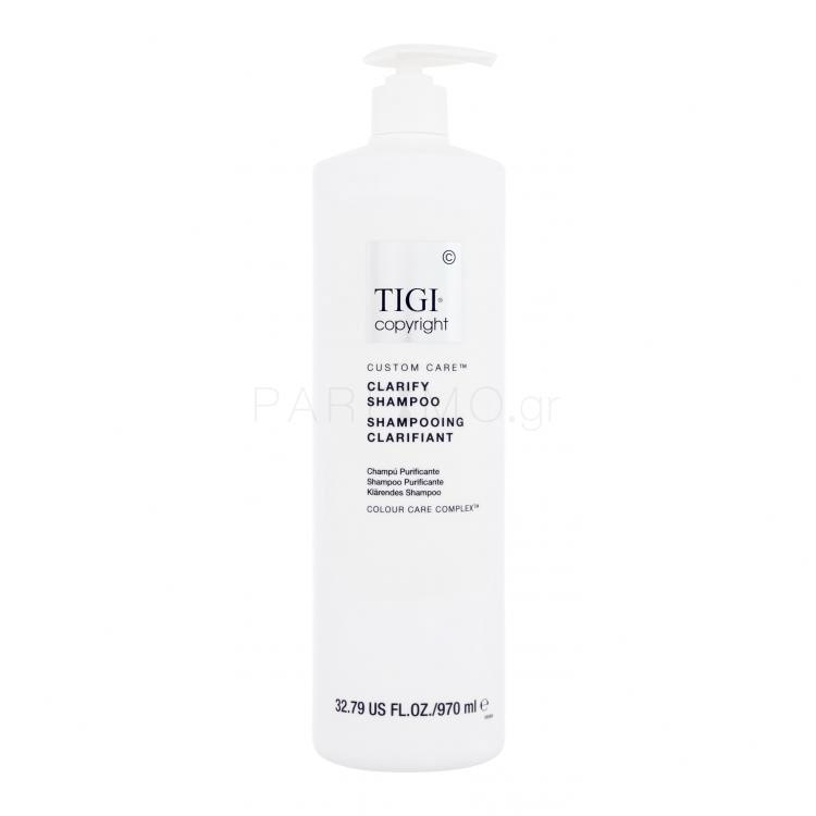 Tigi Copyright Custom Care Clarify Shampoo Σαμπουάν για γυναίκες 970 ml