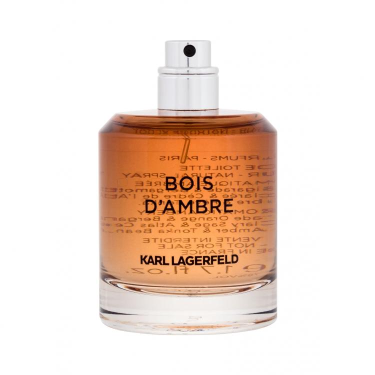 Karl Lagerfeld Les Parfums Matières Bois d&#039;Ambre Eau de Toilette για άνδρες 50 ml TESTER