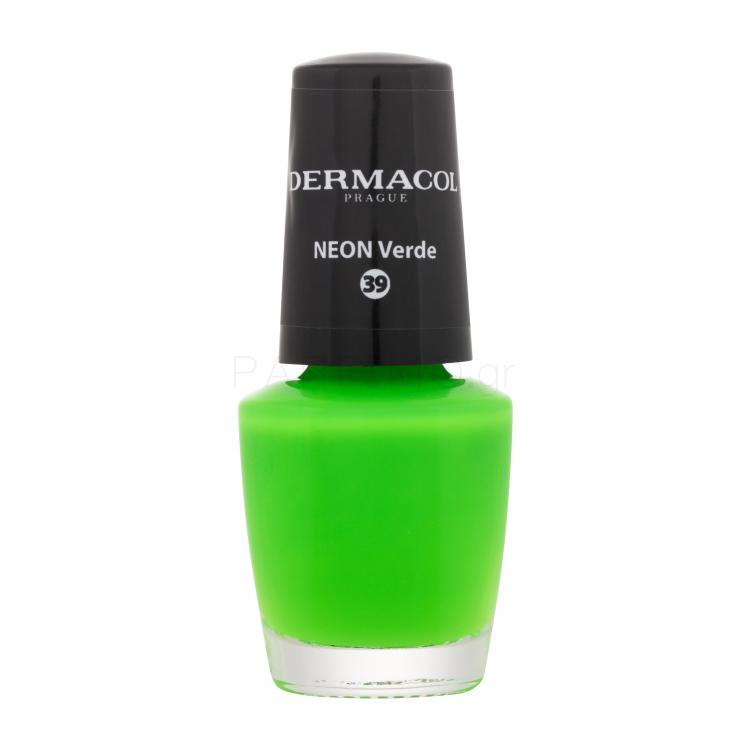Dermacol Neon Βερνίκια νυχιών για γυναίκες 5 ml Απόχρωση 39 Neon Verde
