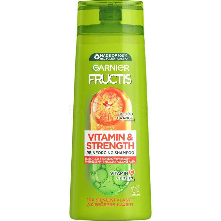 Garnier Fructis Vitamin &amp; Strength Reinforcing Shampoo Σαμπουάν για γυναίκες 250 ml