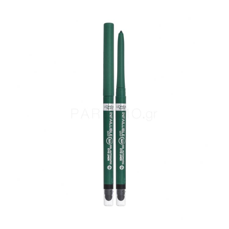 L&#039;Oréal Paris Infaillible Grip 36H Gel Automatic Eye Liner Μολύβι για τα μάτια για γυναίκες 1,2 gr Απόχρωση 008 Emerald Green