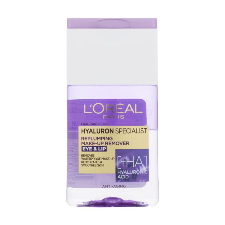 L&#039;Oréal Paris Hyaluron Specialist Replumping Make-Up Remover Ντεμακιγιάζ ματιών για γυναίκες 125 ml