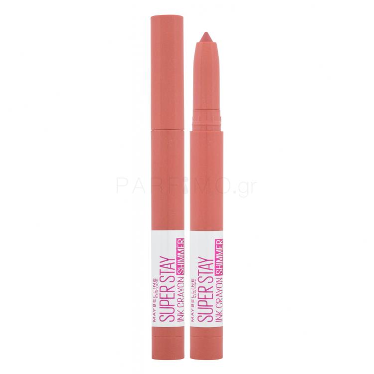 Maybelline Superstay Ink Crayon Shimmer Birthday Edition Κραγιόν για γυναίκες 1,5 gr Απόχρωση 190 Blow The Candle