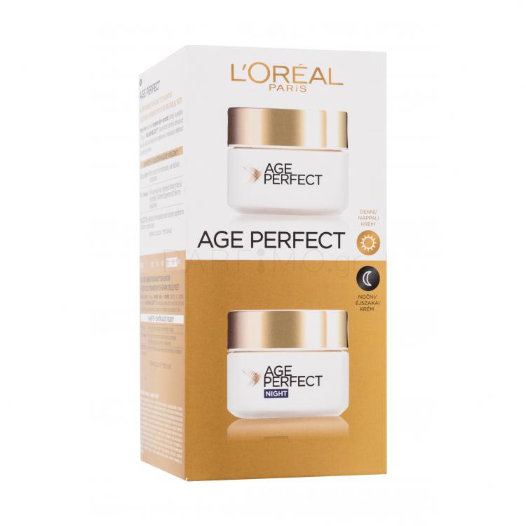 L&#039;Oréal Paris Age Perfect Σετ δώρου Kρέμα προσώπου ημέρας Age Perfect 50 ml + κρέμα προσώπου νύχτας Age Perfect 50 ml