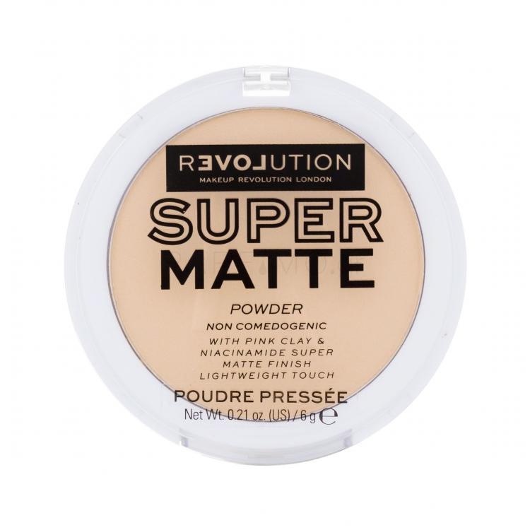 Revolution Relove Super Matte Powder Πούδρα για γυναίκες 6 gr Απόχρωση Vanilla
