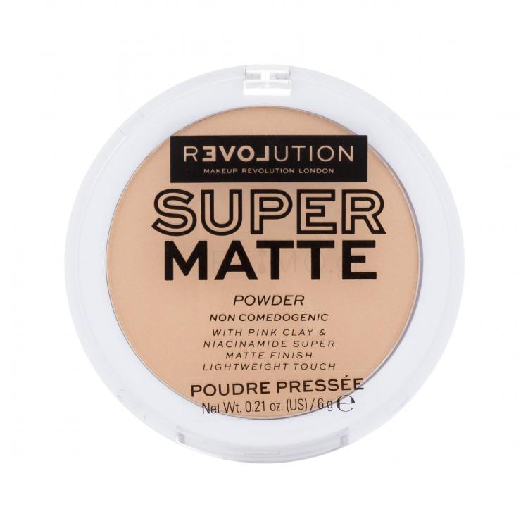 Revolution Relove Super Matte Powder Πούδρα για γυναίκες 6 gr Απόχρωση Beige