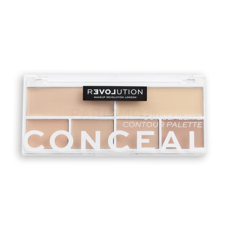 Revolution Relove Conceal Me Concealer &amp; Contour Palette Пαλέτα contouring για γυναίκες 11,2 gr Απόχρωση Fair