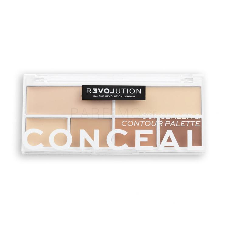 Revolution Relove Conceal Me Concealer &amp; Contour Palette Пαλέτα contouring για γυναίκες 11,2 gr Απόχρωση Light