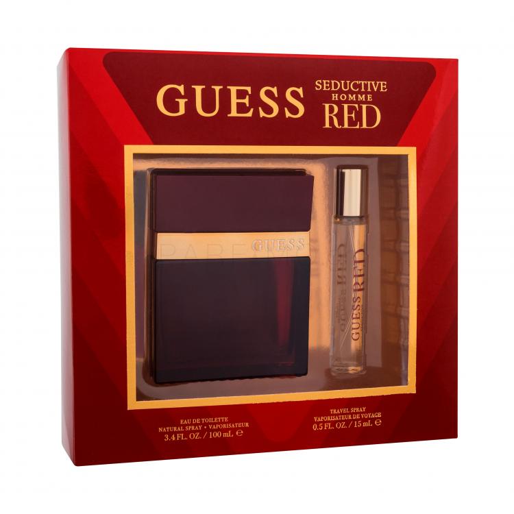 GUESS Seductive Homme Red Σετ δώρου EDT 100 ml + EDT 15 ml