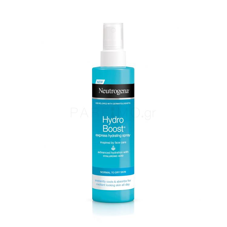 Neutrogena Hydro Boost Express Hydrating Spray Αρωματικό νερό σώματος 200 ml