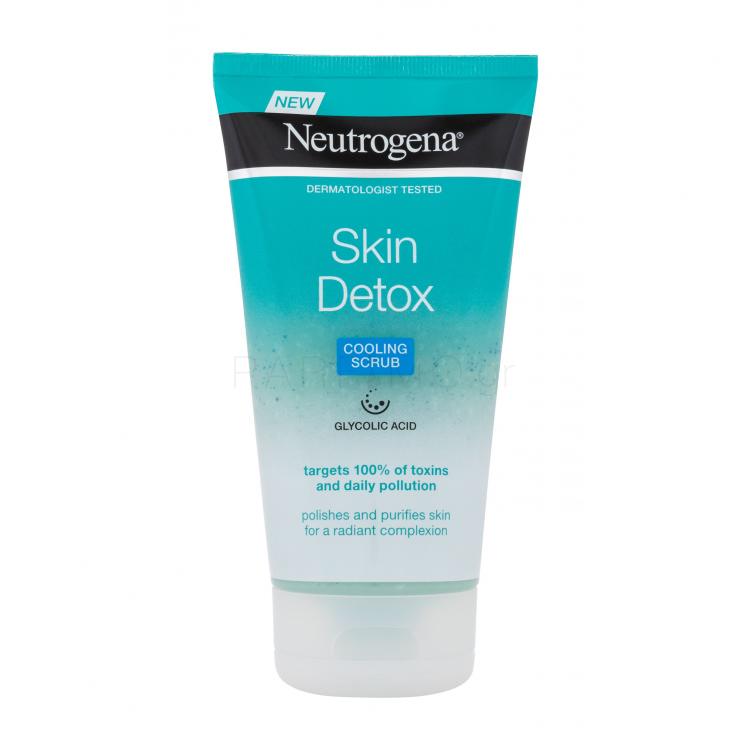 Neutrogena Skin Detox Cooling Scrub Προϊόντα απολέπισης προσώπου για γυναίκες 150 ml