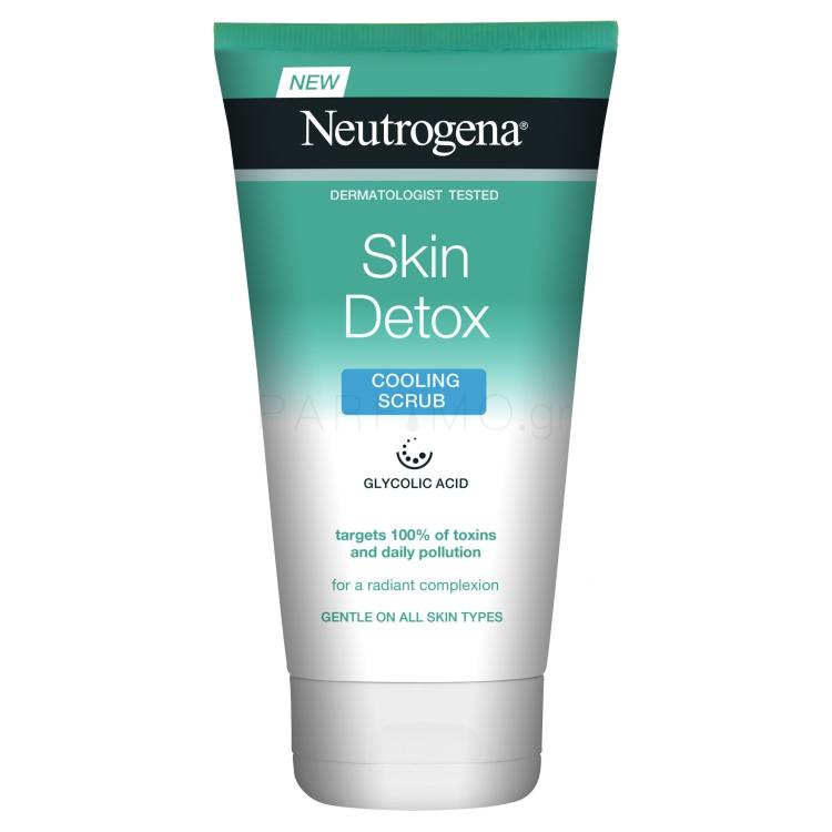 Neutrogena Skin Detox Cooling Scrub Προϊόντα απολέπισης προσώπου 150 ml