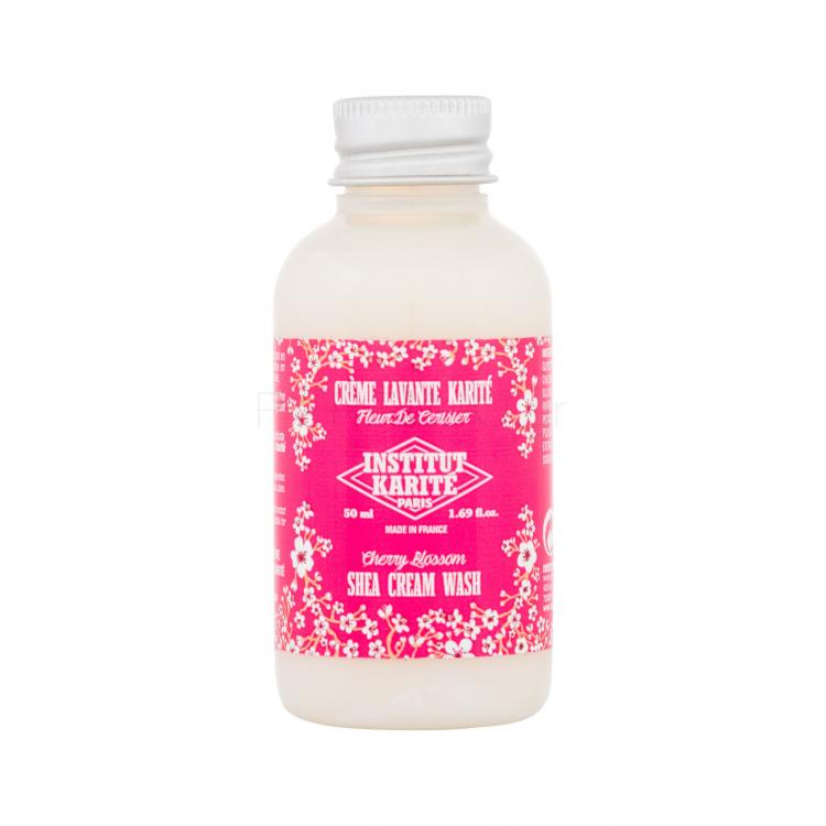 Institut Karité Shea Cream Wash Cherry Blossom Κρέμα ντους για γυναίκες 50 ml