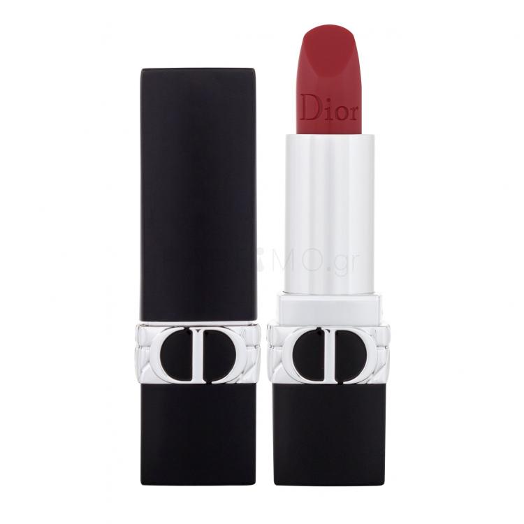 Christian Dior Rouge Dior Floral Care Lip Balm Natural Couture Colour Βάλσαμο για τα χείλη για γυναίκες Επαναπληρώσιμο 3,5 gr Απόχρωση 999 Satin