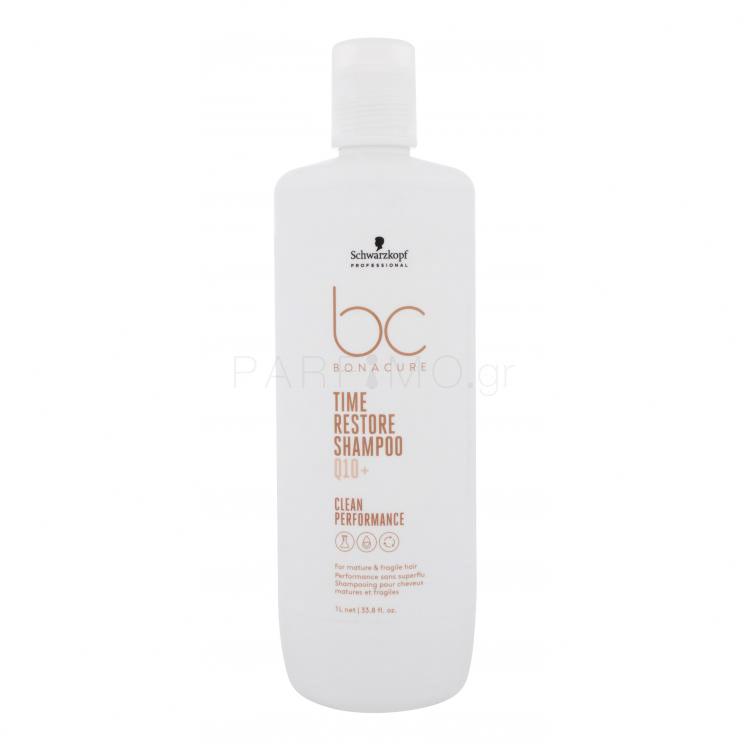 Schwarzkopf Professional BC Bonacure Time Restore Q10 Shampoo Σαμπουάν για γυναίκες 1000 ml