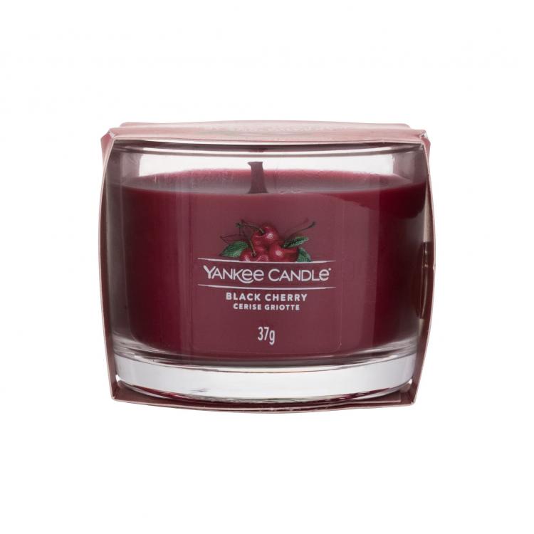 Yankee Candle Black Cherry Αρωματικό κερί 37 gr