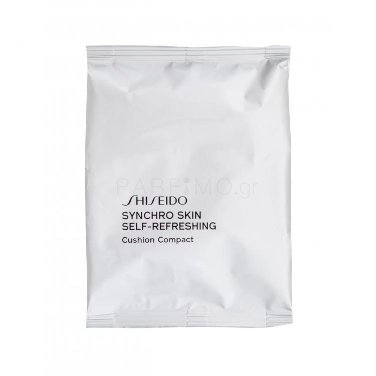 Shiseido Synchro Skin Self-Refreshing Cushion Compact Make up για γυναίκες 13 gr Απόχρωση 140 Porcelain TESTER