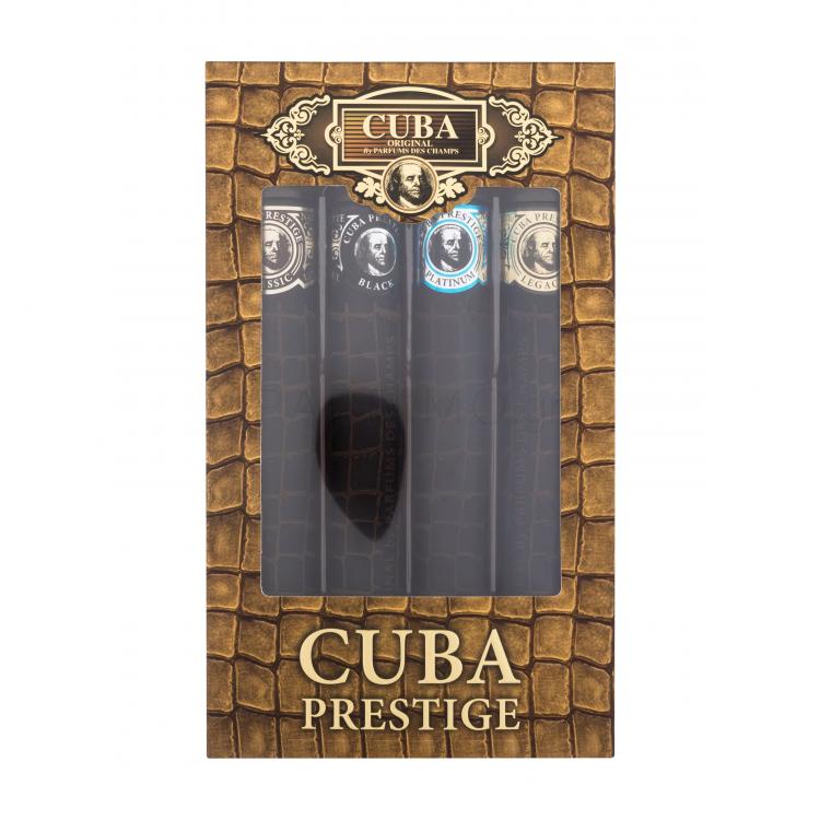 Cuba Prestige Σετ δώρου EDT 35 ml + EDT Prestige Black 35 ml + EDT Prestige Platinum 35 ml + EDT Prestige Legacy 35 ml