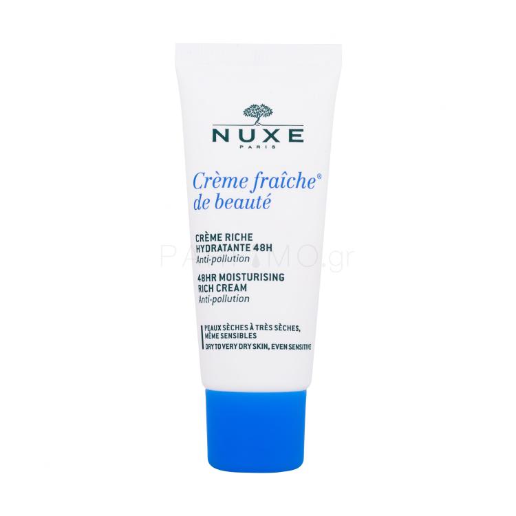 NUXE Creme Fraiche de Beauté Moisturising Rich Cream Κρέμα προσώπου ημέρας για γυναίκες 30 ml