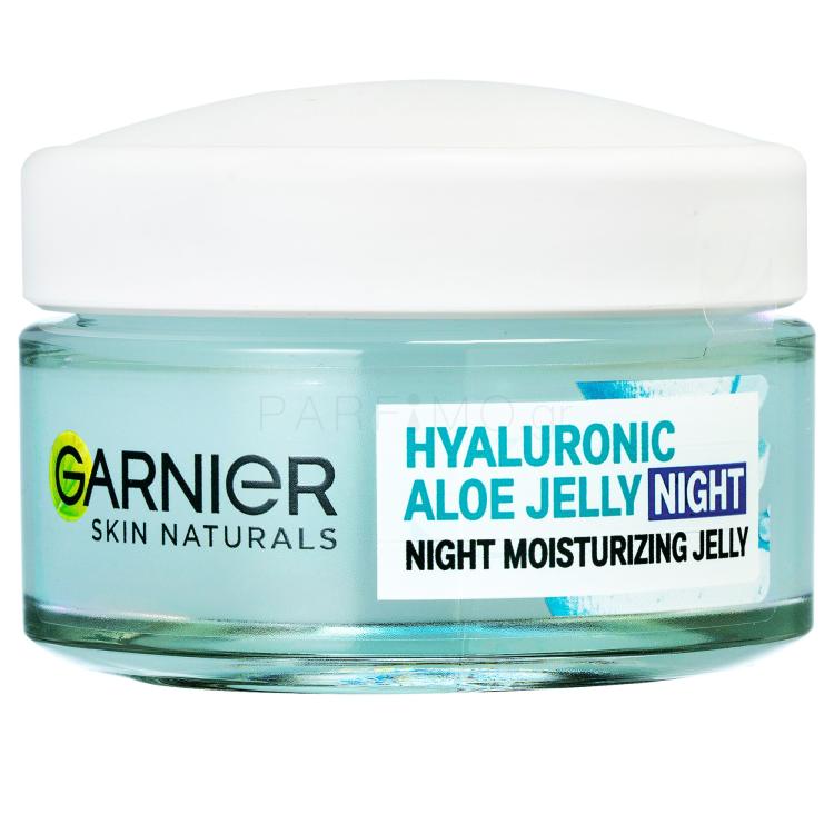 Garnier Skin Naturals Hyaluronic Aloe Night Moisturizing Jelly Κρέμα προσώπου νύχτας για γυναίκες 50 ml
