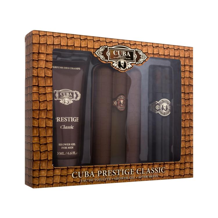 Cuba Prestige Σετ δώρου EDT 90 ml + αφρόλουτρο 200 ml + aftershave 100 ml