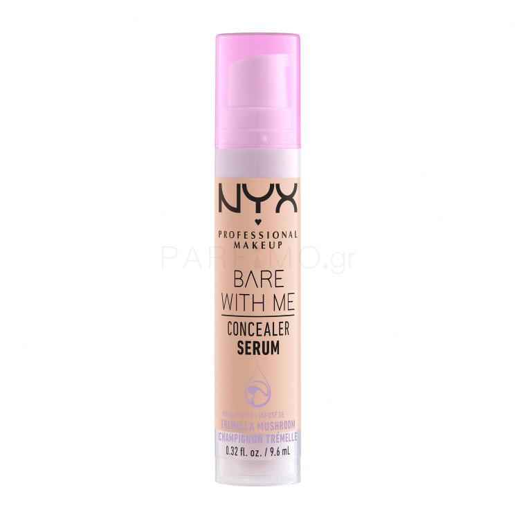 NYX Professional Makeup Bare With Me Serum Concealer Concealer για γυναίκες 9,6 ml Απόχρωση 02 Light