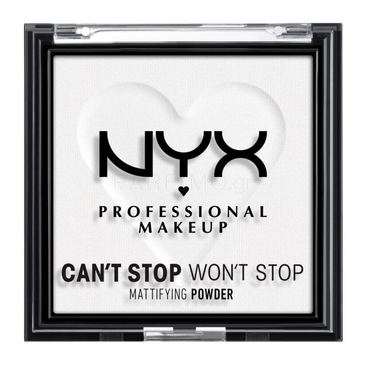 NYX Professional Makeup Can&#039;t Stop Won&#039;t Stop Mattifying Powder Πούδρα για γυναίκες 6 gr Απόχρωση 11 Bright Translucent