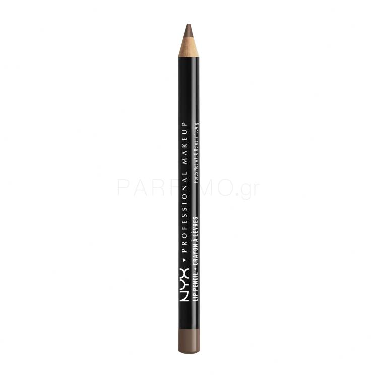 NYX Professional Makeup Slim Lip Pencil Μολύβι για τα χείλη για γυναίκες 1 gr Απόχρωση 820 Espresso