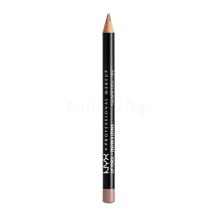 NYX Professional Makeup Slim Lip Pencil Μολύβι για τα χείλη για γυναίκες 1 gr Απόχρωση 809 Mahogany