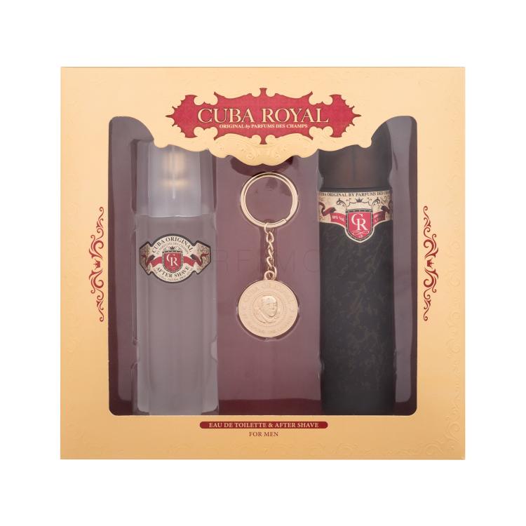 Cuba Royal Σετ δώρου EDT 100 ml + aftershave 100 ml + μπρελόκ