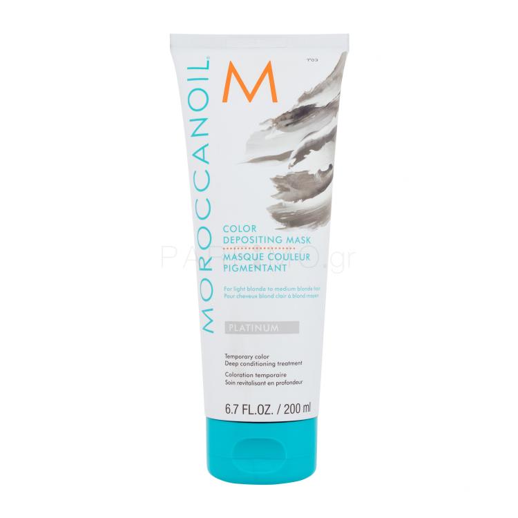 Moroccanoil Color Depositing Mask Βαφή μαλλιών για γυναίκες 200 ml Απόχρωση Platinum