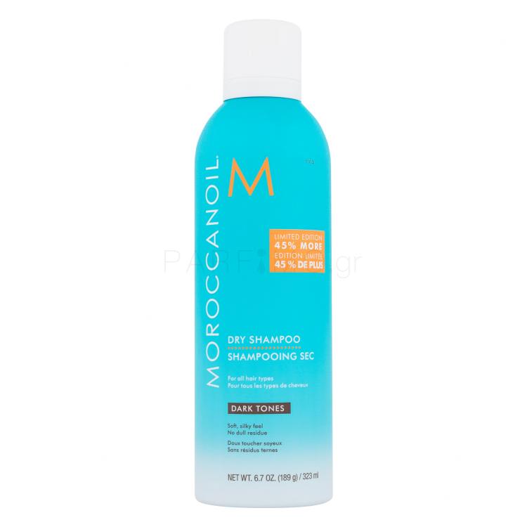 Moroccanoil Dry Shampoo Dark Tones Ξηρό σαμπουάν για γυναίκες 323 ml
