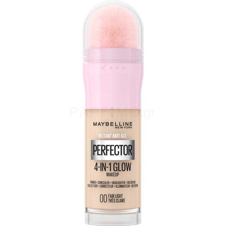 Maybelline Instant Anti-Age Perfector 4-In-1 Glow Make up για γυναίκες 20 ml Απόχρωση 00 Fair